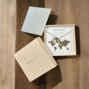 Cameron Rose wanderlust gold toe, necklace, new inbox